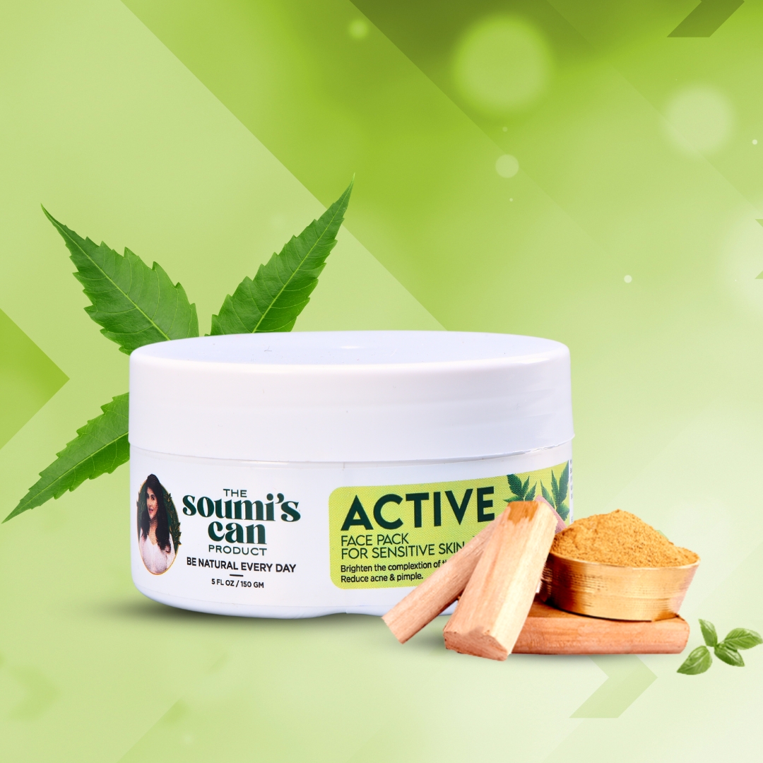 Soumi's Can Product Active Face Pack for Sensitive Skin 150g INDIAN - 174356113
