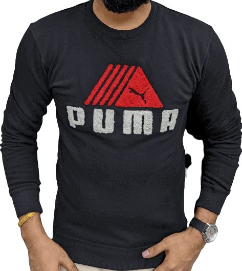 Puma Sweatshirt For Men Black colour Size - M